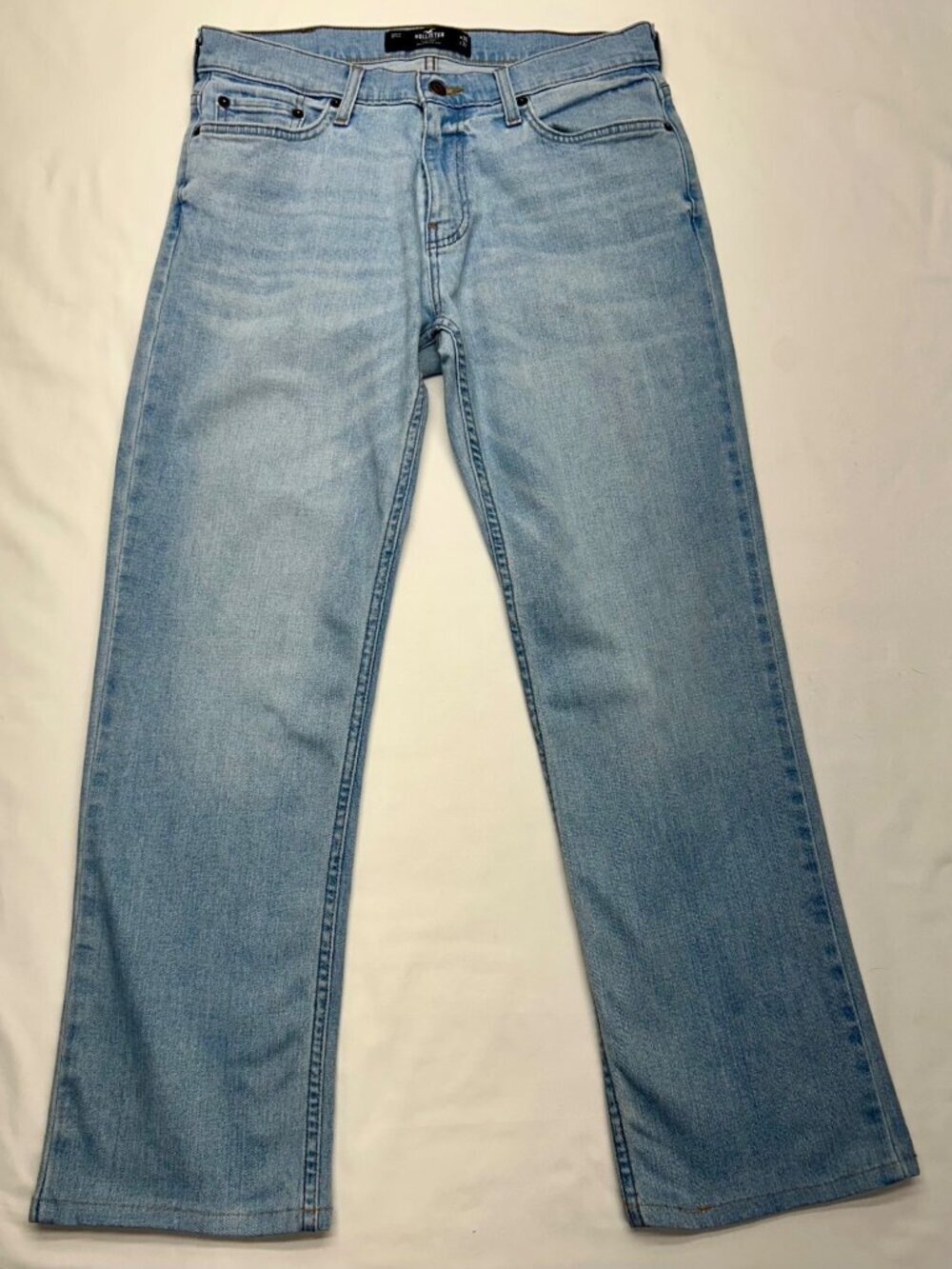 Hollister Straight Epic Flex Light Wash Denim Men's 32 X 29
